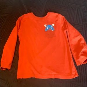 The Children’s Place Orange Pocket Monster Shirt
